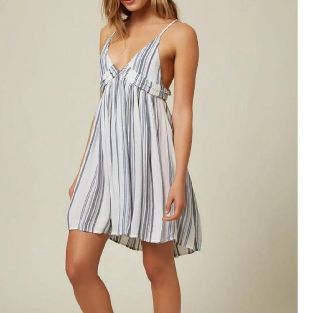O’Neill Saltwater Solid Striped Tank Dress